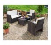 Giardino AY 860 Rattan-Sitzgarnitur Lyon 7-teilig f&uuml;r 249,99&euro; statt 323,96&euro;