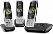 Gigaset C430A Trio 3 schnurlose DECT Telefon mit Freisprechfunktion und Anrufbeantworter