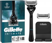 Gillette Body und Intimate Herren Nassrasierer + 2 Rasierklingen
