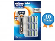 Gillette Fusion ProGlide mit Flexball-Technologie + 10 Klingen