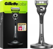 Gillette Labs Nassrasierer mit Reinigungs-Element + 1 Ersatzklinge + Premium-Magnetdock
