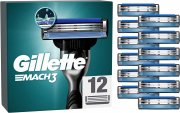 Gillette Mach3 12er Pack Ersatzklingen f&uuml;r Nassrasierer mit 3-fach Klinge
