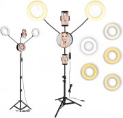 GIM Duales LED Ringlicht Ringleuchte f&uuml;r 10,49 &euro;