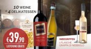 Giordano Weinpaket mit 10 Weinen + 4 Delikatessen + Grappaflasche f&uuml;r 39,90 &euro; inkl. Versand