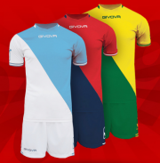 Givova Craft Fu&szlig;ball Set mit Trikot und Shorts in versch. Farben bei SportSpar f&uuml;r 11,72 Euro