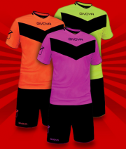 Givova Fu&szlig;ball Sets mit Trikot und Shorts bei SportSpar f&uuml;r 9,50 Euro