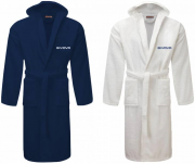 Givova Unisex Bademantel in blau oder wei&szlig; 100% Baumwolle