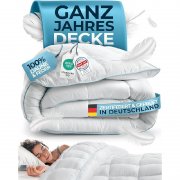 Gl&uuml;ckstoff Feder- und Daunendecke 155x220cm f&uuml;r 74,90&euro;