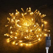 GlobaLink 10 Meter 100 LEDs Lichterkette f&uuml;r Innen und Au&szlig;enbereich