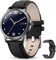 GOKOO Damen Smartwatch kompatibel mit iOS und Android inkl. Wechselarmband