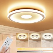 GolWof LED Deckenleuchte mit Fernbedienung