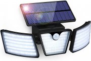 GolWof LED Solar Aussenstrahler mit Bewegungsmelder