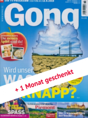 Gong Jahresabo (52 + 4 Ausgaben) f&uuml;r nur 119,60 Euro + 85 Euro Geldpr&auml;mie