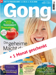 Gong Jahresabo (56 Ausgaben) f&uuml;r nur 119,60 Euro + 80 Euro Geldpr&auml;mie