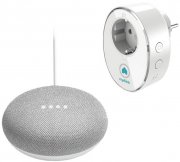 GOOGLE Home Mini WLAN Bluetooth Smart Speaker + D-LINK DSP-W115 Wi Fi WLAN Steckdose