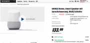 GOOGLE Home, Smart Speaker mit Sprachsteuerung