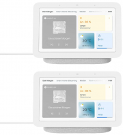 Google Nest Hub (2. Generation) Smart Display mit Sprachsteuerung im 2er-Pack