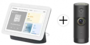 Google Nest Hub Smart Display (2. Generation) + D-Link DCS-P6000LH WLAN HD Kamera 