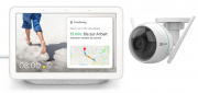 Google Nest Hub Smart Display mit Sprachsteuerung + EZVIZ C3WN Smarte Au&szlig;enkamera