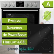 Gorenje BCPI637E10XK Einbau-Herdset mit Pyrolyse und Induktion f&uuml;r 379,99&euro; statt 569&euro;