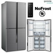 Gorenje NRM8181MX Side by Side Gefrierkombination No Frost Edelstahl