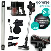Gorenje SVC216FMLBK 2in1 Akku Handstaubsauger