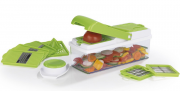 GOURMETmaxx 15-teiliger Multischneider f&uuml;r Obst & Gem&uuml;se inkl. 8 Eins&auml;tze
