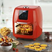 GOURMETmaxx Airfryer 2363 9 Liter XXL Hei&szlig;luftfritteuse und Backofen mit Drehgrill