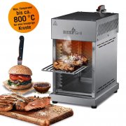 GOURMETmaxx Beef Maker Oberhitze Gasgrill aus Edelstahl f&uuml;r Temperaturen bis zu 800&deg; C