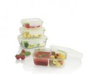 GourmetMaxx Glas-Frischhaltedosen Klick-it f&uuml;r 20&euro; - 8-teiliges Set, backofengeeignet