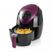 GOURMETmaxx Hei&szlig;luft-Fritteuse Digital 2,5l 1500W Color-Edition Beere