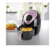GOURMETmaxx Hei&szlig;luft-Fritteuse Digital 2,5l 1500W in Schwarz/Rose f&uuml;r 59,99&euro; statt 65,98&euro;