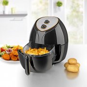 GOURMETmaxx Hei&szlig;luft-Fritteuse XXL, schwarz f&uuml;r 89,99&euro; statt 118,98&euro;
