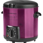 GourmetMaxx XJ-2K960S Fondue-Fritteuse 840W 6 Fonduegabeln Beere f&uuml;r 20,94&euro;