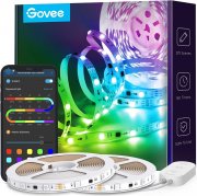 Govee 10 Meter RGBIC LED Streifen mit Musik Sync, Segmentcontrol, 64 Szenenmodus und App
