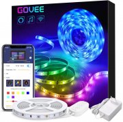 Govee 5 Meter RGB Smart WiFi LED Streifen kompatibel mit Alexa und Google Assistant