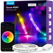 Govee 5 Meter RGBIC LED Streifen mit Musik Sync, App-Steuerung und Alexa & Google Assistant