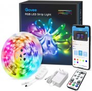 Govee 5m RGB LED Band mit Musik mit Bluetooth Verbindung und App f&uuml;r 23,99 Euro 