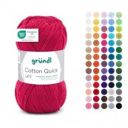 Gr&uuml;ndl Cotton Quick H&auml;kelgarn (50g, weinrot) f&uuml;r nur 2,59&euro;