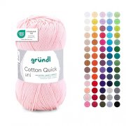 Gr&uuml;ndl Cotton Quick H&auml;kelgarn in Hellrosa f&uuml;r 2,79 &euro;