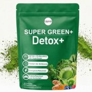 Gr&uuml;nes Entgiftungspulver 200g (Spirulina, Weizengras, Matcha) f&uuml;r nur 7,49&euro;