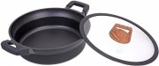 GR&Auml;WE Servierpfanne Aluguss 28 cm Serie Alu-Line f&uuml;r fettarmes Braten und Schmoren 