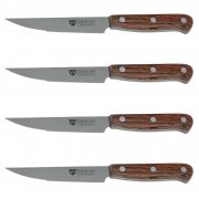 GR&Auml;WE Steakmesser BUBINGA Set 4-teilig f&uuml;r 13,89 Euro