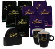 Grand Maestro Italiano Probierpaket mit 280 Senso Pads + 2 Tassen + Untersetzer Set f&uuml;r 31,14&euro;