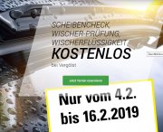 Gratis bei Verg&ouml;lst: Scheiben-Check, Wischer-Check & Wischfl&uuml;ssigkeit nachf&uuml;llen kostenlos