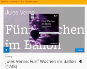 Gratis H&ouml;rspiel Jules Verne-F&uuml;nf Wochen im Ballon beim MDR! 