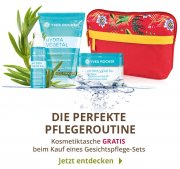Gratis Kosmetiktasche, beim Kauf von Gesichtspflegeset