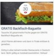 GRATIS Nordsee Backfisch Baguette