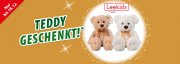 Gratis Teddy f&uuml;r 12,99&euro; bei 100&euro; Bestellwert bei Spielemax