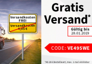 Gratis Versand statt 4,95&euro; ab 20&euro; Mindestbestellwert